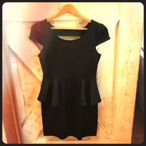 Black cocktail dress